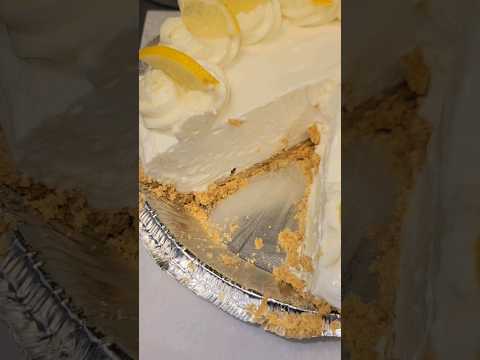 Lemon Cream Pie Recipe. #explorepage #lemonpie #quickdessertrecipes #dessertshorts #nobakerecipe