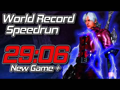 Devil May Cry NG+ Normal Speedrun World Record in 29:06