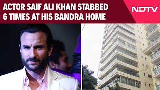 Saif Ali Khan Stabbed Latest | Actor Saif Ali Khan Attacked With Sharp Weapon At Home, Hospitalised