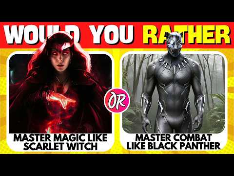 Would You Rather? Marvel Superhero Edition 🦸 | Random Quizzes