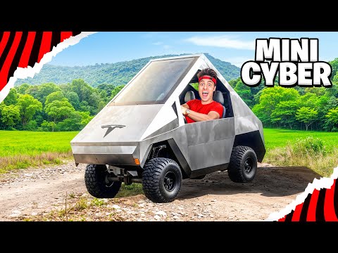 CONSTRUÍ O MENOR CYBERTRUCK DO MUNDO!