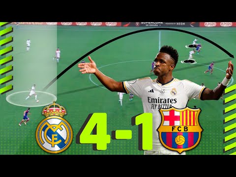 TACTICAL ANALYSIS: REAL MADRID 4-1 BARCELONA | SUPER CUP FINAL 2024