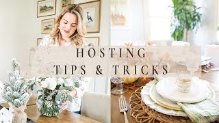 HOSTING TIPS & TRICKS | Perfect Holiday Hosting | How to Host the Perfect Dinner Party