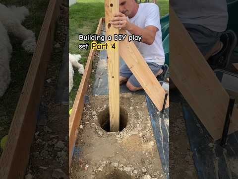 Building a DIY play set part 4 #diy #diyprojects