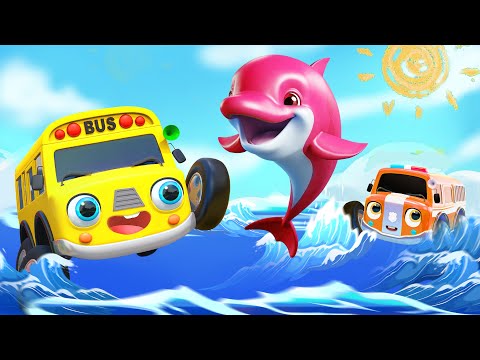 Baby Bus Singing With Baby Shark | Baby Shark Do Do Do | Cartoons for Kids & Nursery Rhymes