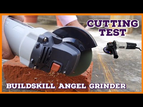 Buildskill 850 watt angel grinder cutting test | Best angel grinder 2024 | heavy duty angel grinder