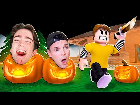 Roblox Murder Mystery 2, But We CHEATED as Halloween Pumpkins!