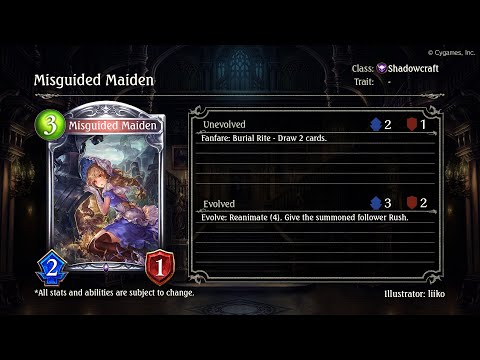 Shadowverse | Heroes of Rivenbrandt | Rotation | Ghost Shadowcraft v4 feat. Misguided Maiden