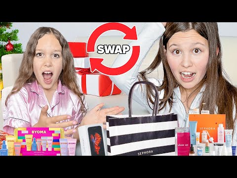 My Daughters SWAP their CHRISTMAS GIFTS .. GONE WRONG!