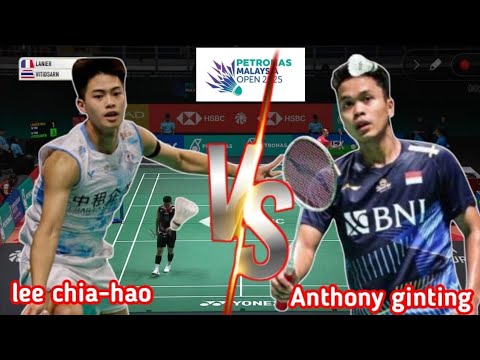 R32 : ANTHONY GINTING [INA] VS LEE CHIA-HAO [TPE] | petronas malaysia open 2025