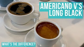 How to Make an Americano & Long Black  (What's the difference?)