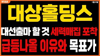 [대상홀딩스주가 전망] 대선출마 할것 세력매집 포착! 급등나올 이유와 목표가 확인하세요 엄청납니다   #대상홀딩스목표가 #대상홀딩스주가전망 #대상홀딩스 주가