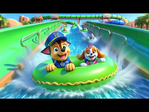 Paw Patrol Ultimate Rescue | SKYE x CHASE's SUMMER VACATION At The Water Park? | Rainbow 3