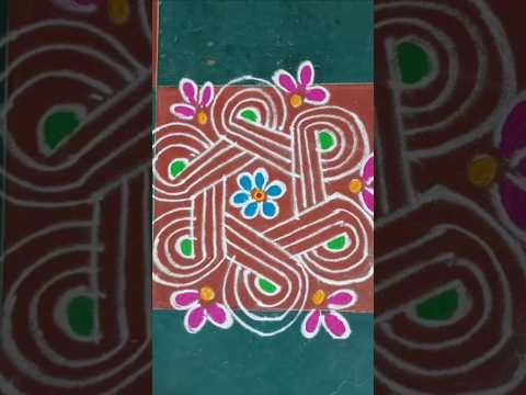 సంక్రాంతి 5-3 చుక్కల ముగ్గు 😍 #shorts #kolam #rangoli #muggulu #sankranthimuggulu