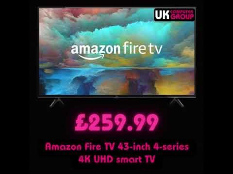 Amazon Fire TV 43-inch 4-series 4K UHD smart TV was £429.99 now £259.99 👇🔥🔥