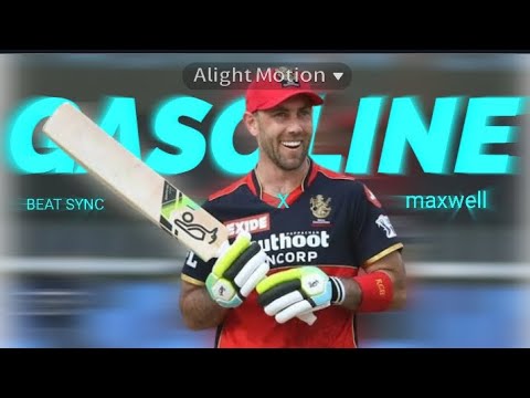 GLENN MAXWELL X GASOLINE SONG EDIT FIRST VIDEO OF EDITIND PLEASE SUPPORT | #glennmaxwell #cricket