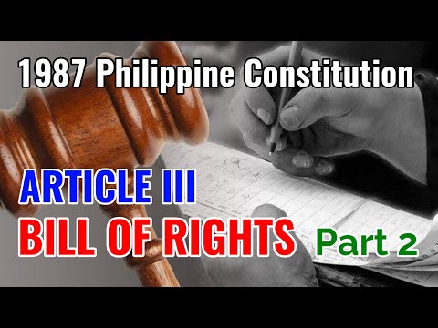 Part 2: Bill of Rights | 10 items Q and A - CSE Reviewer