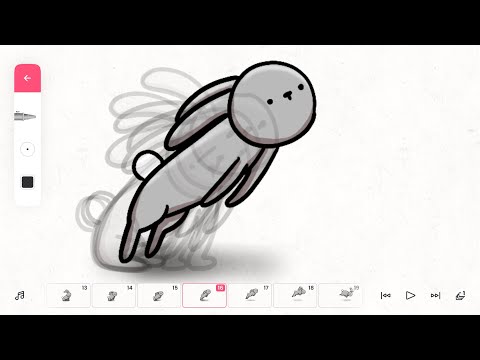 How To Animate Smooth Motion On FlipaClip | Animation Process Rabbit