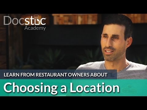 Restaurant Perspective: Choosing a Location