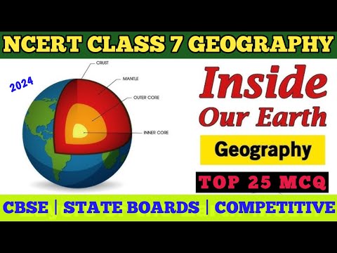 Best MCQ Class 7 Inside our Earth Important Questions/ Inside Our Earth #class7geography