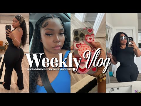 STOP CALLING ME LIGHTSKIN • VACATION BEAUTY PREP • FAMILY HOUSE PARTY | Gina Jyneen VLOGS