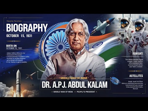 एपीजे अब्दुल कलाम  प्रेरणा का जीवनीDr. Abdul Kalam: A Journey of Dreams and Dedication"