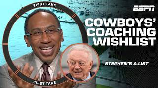 Stephen’s A-List: Top 5️⃣ candidates the Cowboys should want as the next head coach 🤠 | First Take