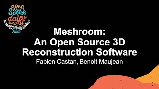 Meshroom: An Open Source 3D Reconstruction Software