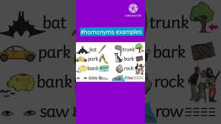 Homonyms meaning and examples#viral#viral shorts#trending#viral#viral#viral