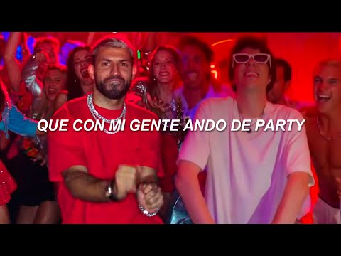 Rubius y el Kun Agüero BAILANDO "Party - Paulo londra"🎉 (Letra)