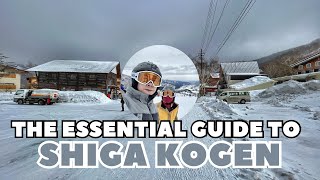 Shiga Kogen Japan: A ski resort guide to the largest ski resort in Japan.