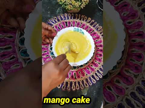 🥭🥭 mango suji cake recipe / 🤤#Aamseasoncake#shorts#mango