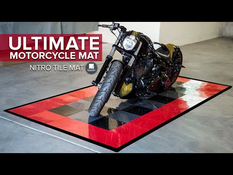 Nitro Tile Motorcycle Mats | The Best Garage Mat Options