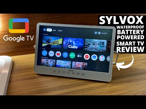 This is NOT the TV we are used to! Sylvox Waterproof Portable TV REVIEW