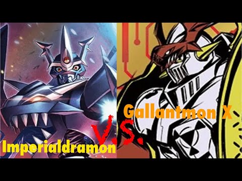 Digimon TCG REMATCH! Imperialdramon (purple base) VS Gallantmon X