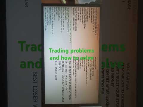 Trading problems and how to solve them