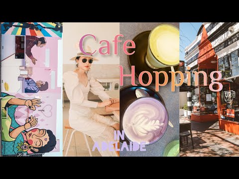 Cafe Hopping in Adelaide☕️🇦🇺【4k】Ep.2｜Cafe Vlog｜Aesthetic, mural & trendy coffee shops｜Brunch｜阿德萊德｜咖啡