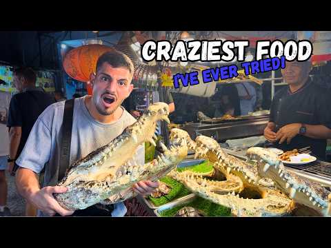 Foreigner Tries Extreme Thai Street Food 🇹🇭