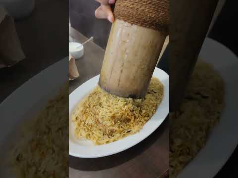 Bamboo Biriyani #bamboo #biriyani #biriyanilovers Bamboo restaurant Bangalore