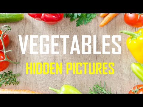 Learn Vegetables | Hidden Pictures English Game | Primary Level