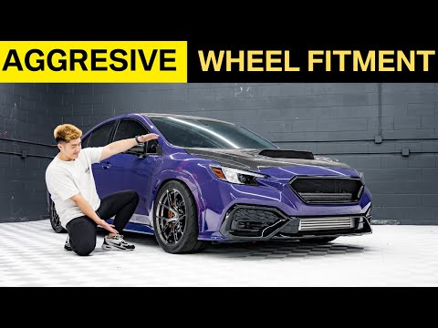 World's Most Aggressive Wheel Setup | 2022+ Subaru WRX