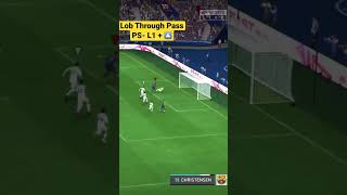 How to Lob Through Ball in Fifa23 #fifa23 #ps5 #fifa23skills #shorts