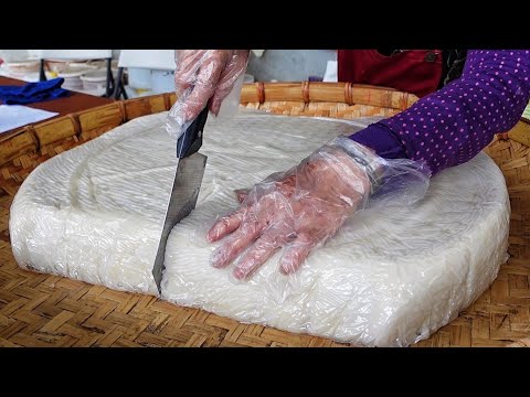 Taiwan Traditional Snack！Huge Radish Cake, Taro Cake, Peanut Cake Production