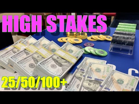 HIGH STAKES CASH GAME!! $50,000+ ALL IN! Aggro Pros Get Punished!! 25/50/100+ NL! Poker Vlog Ep 267