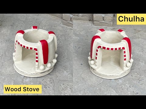 मिट्टी का चूल्हा mitti ka chulha wood stove clay oven | chulha banane ka tarika Traditional Life