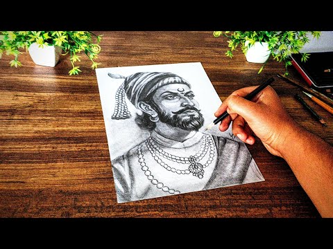 how to draw shivaji maharaj ||  part:-2 ||