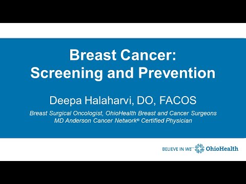 Breast Cancer Screening and Prevention 2.23.21