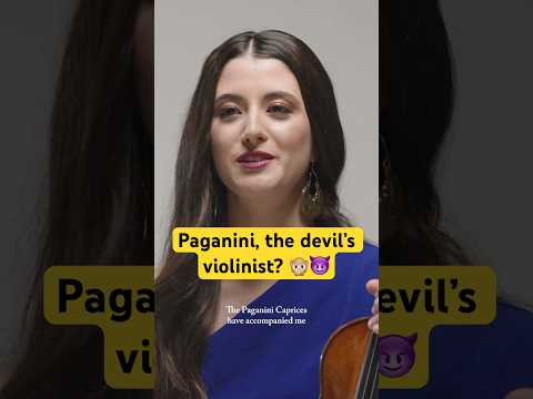 @mariaduenasviolin talks about Paganini 🙊😈 | #classicalmusic #paganini