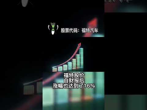 美股 福特 Ford 股价反弹拉涨38%！后续走势应该怎么看？【CHIVEST每日一股】第二集