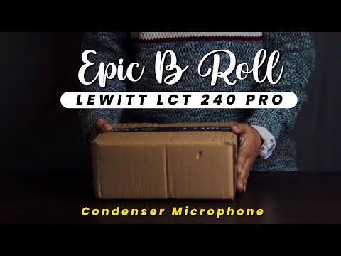 Unboxing LEWITT LCT 240 PRO Condensot Microphone | Epic Cinematic B-Roll Video @LEWITT-audio